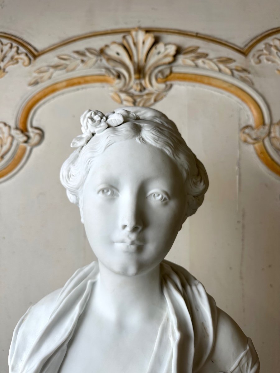 Biscuit Bust After Carrier-belleuse 1900 Period-photo-1