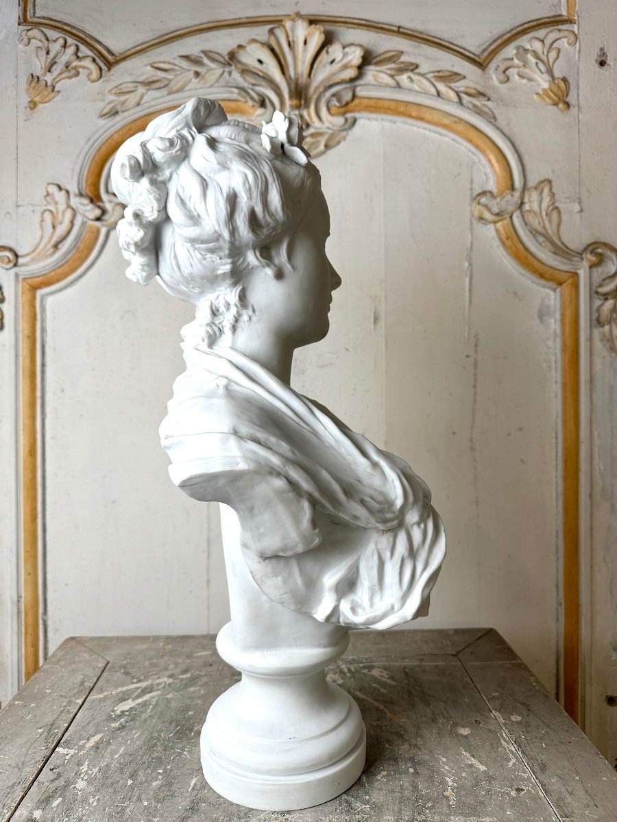 Biscuit Bust After Carrier-belleuse 1900 Period-photo-6