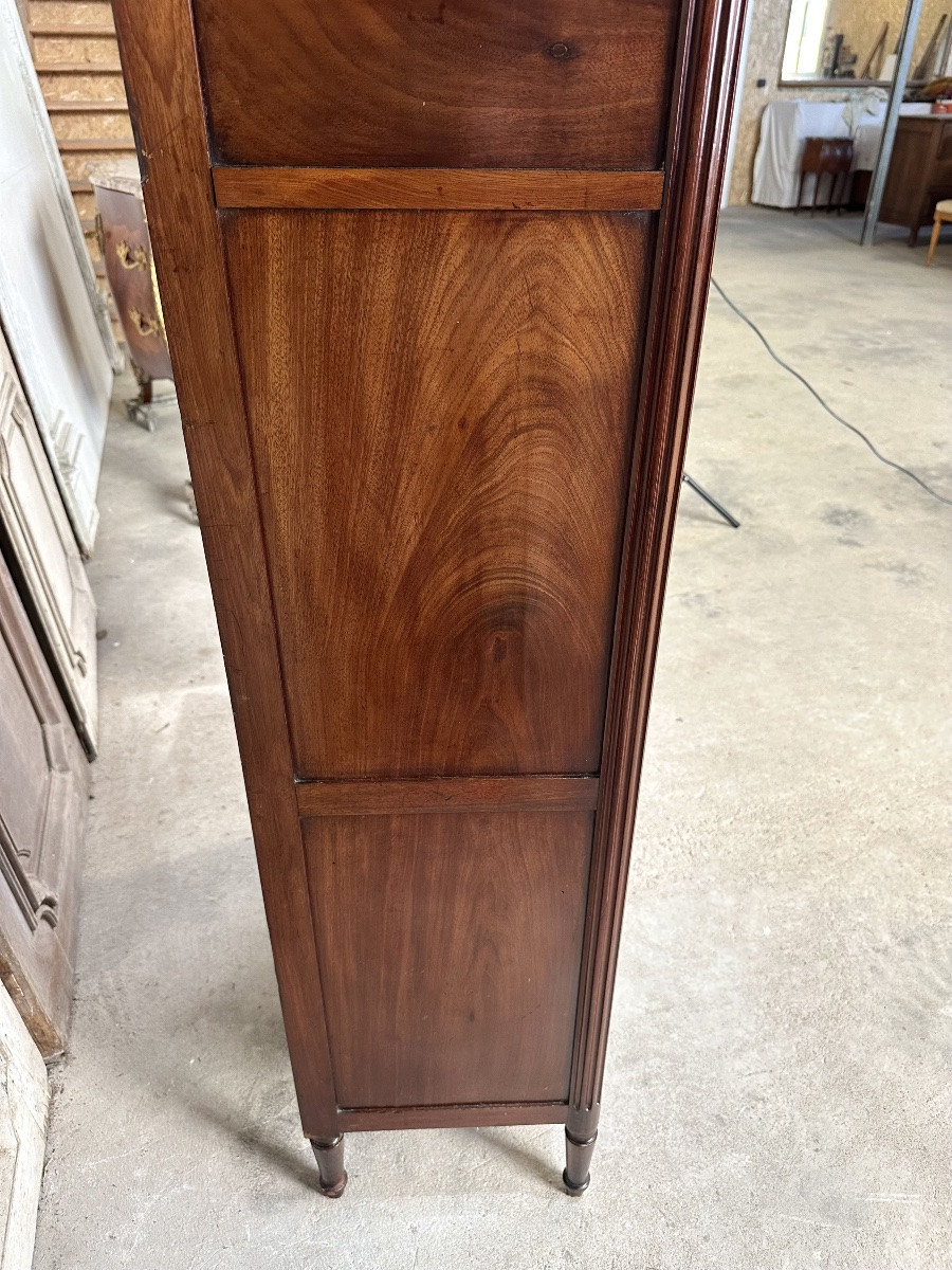 Louis XVI Style Mahogany Chest Of Drawers, 19th Century-photo-3