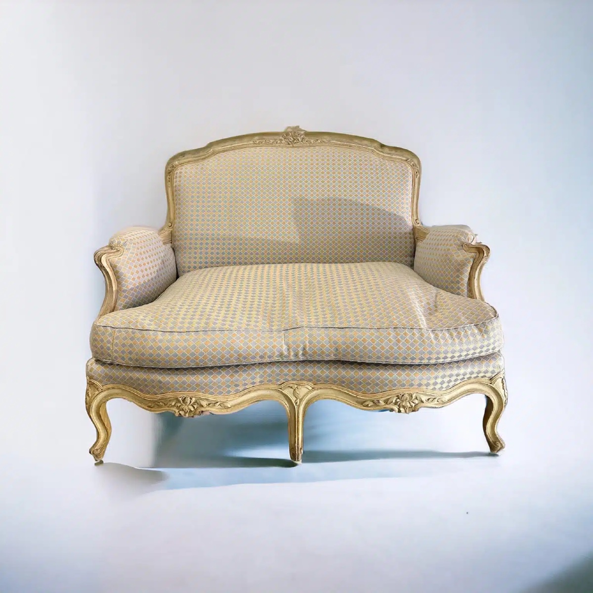 Louis XV Style Living Room In Lacquered Wood, 1900s-photo-2