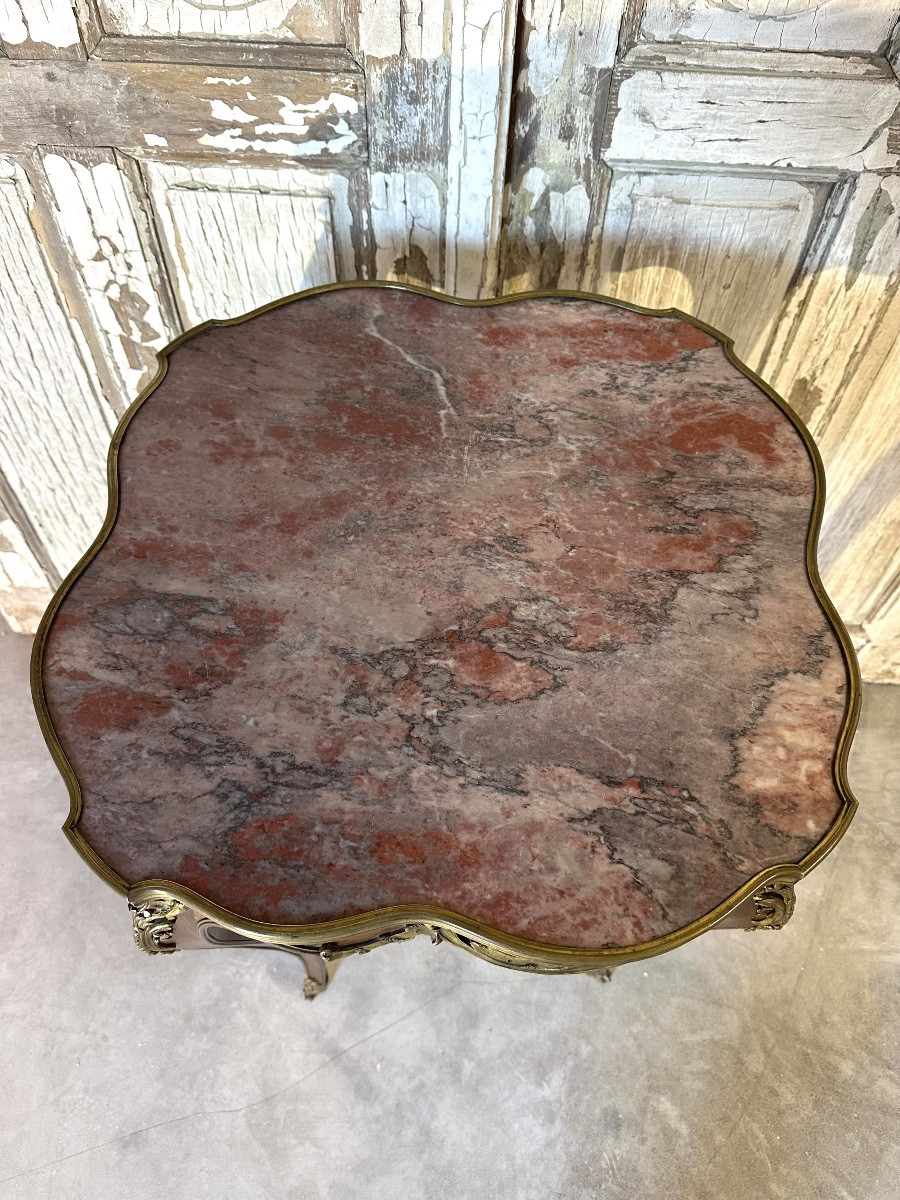 Table de salon Napoléon III époque fin XIXe siècle-photo-4