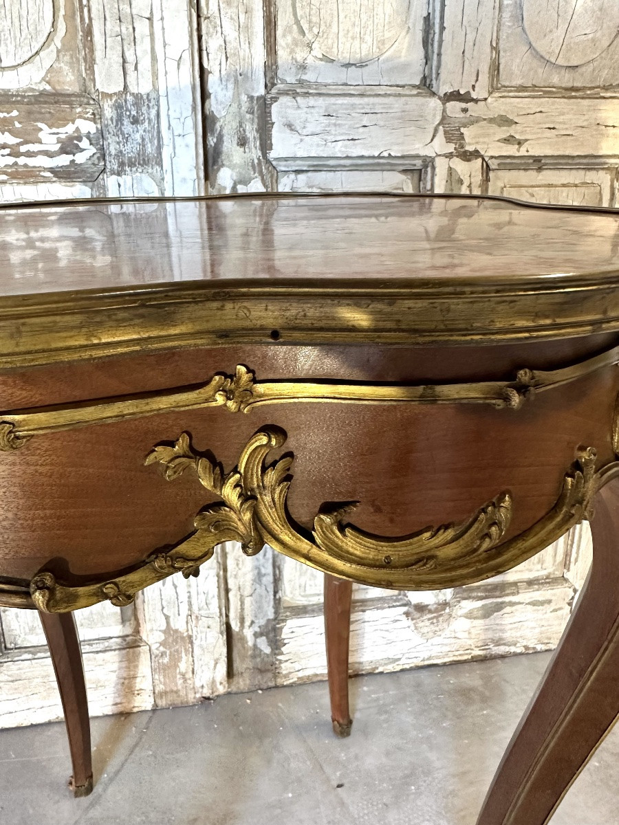Table de salon Napoléon III époque fin XIXe siècle-photo-5