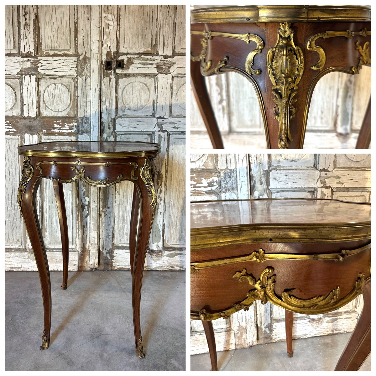 Table de salon Napoléon III époque fin XIXe siècle