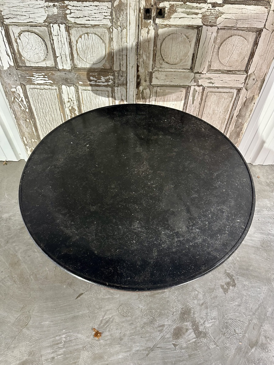 19th-century Restoration Period Tripod Pedestal Table-photo-2