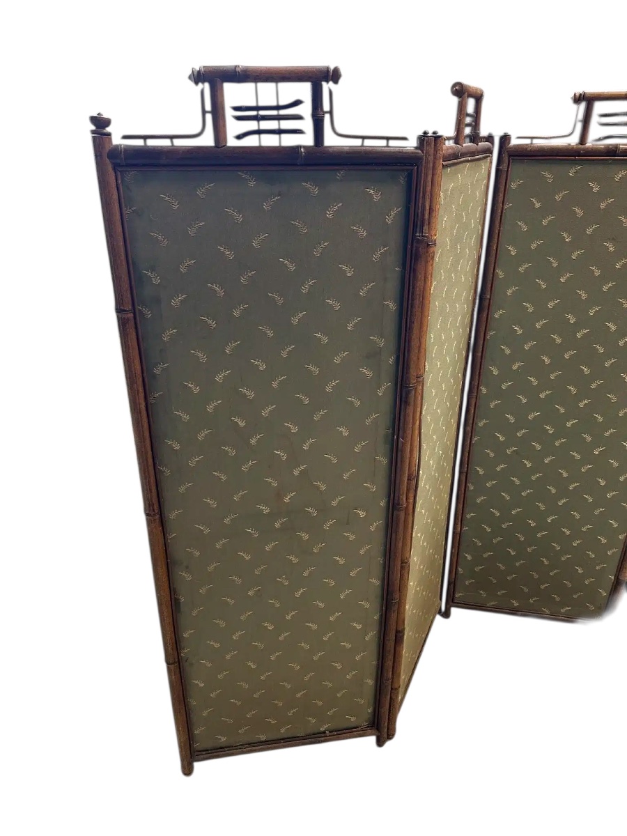 Paravent style bambou circa 1900-photo-4