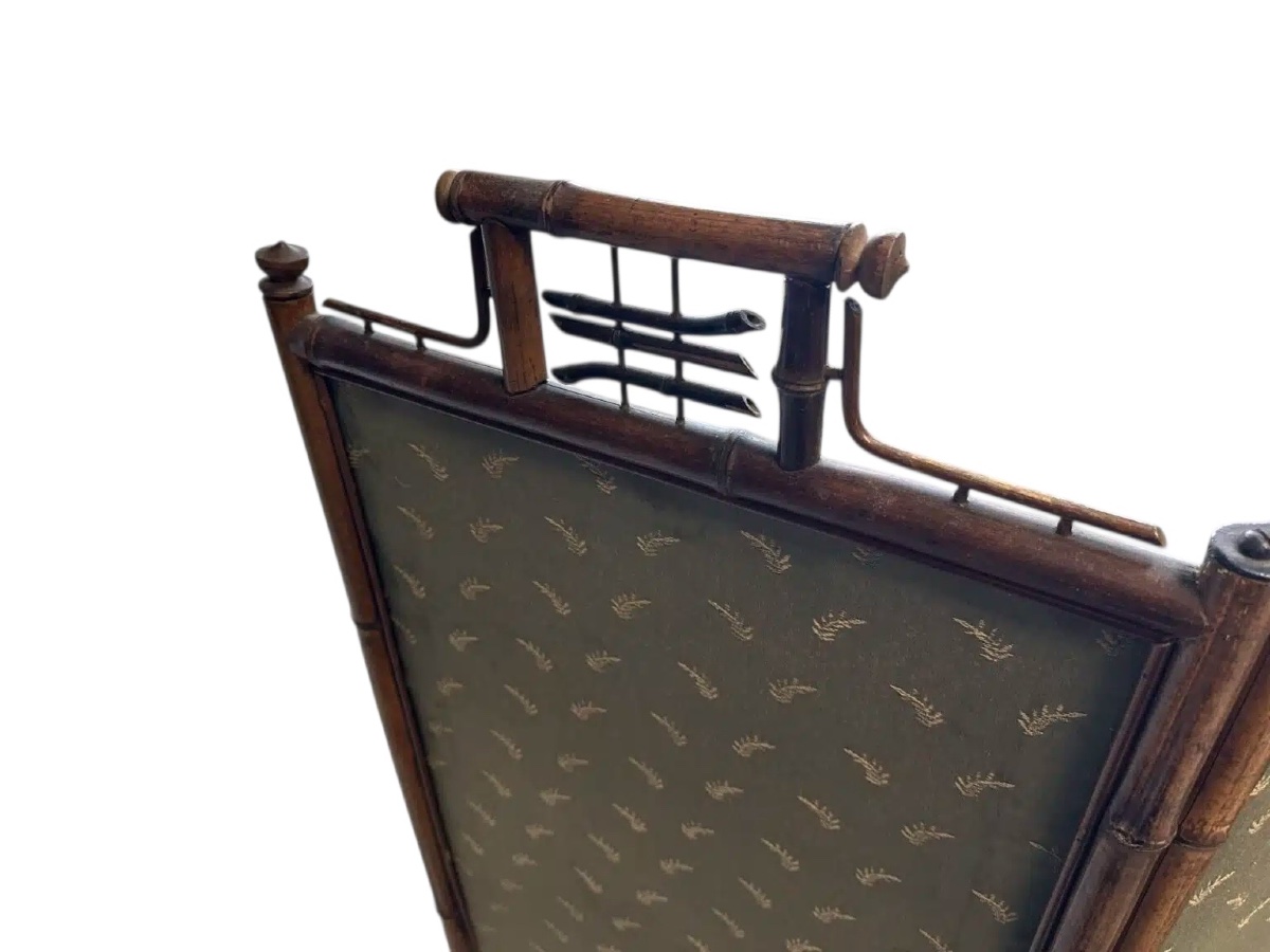 Paravent style bambou circa 1900-photo-5