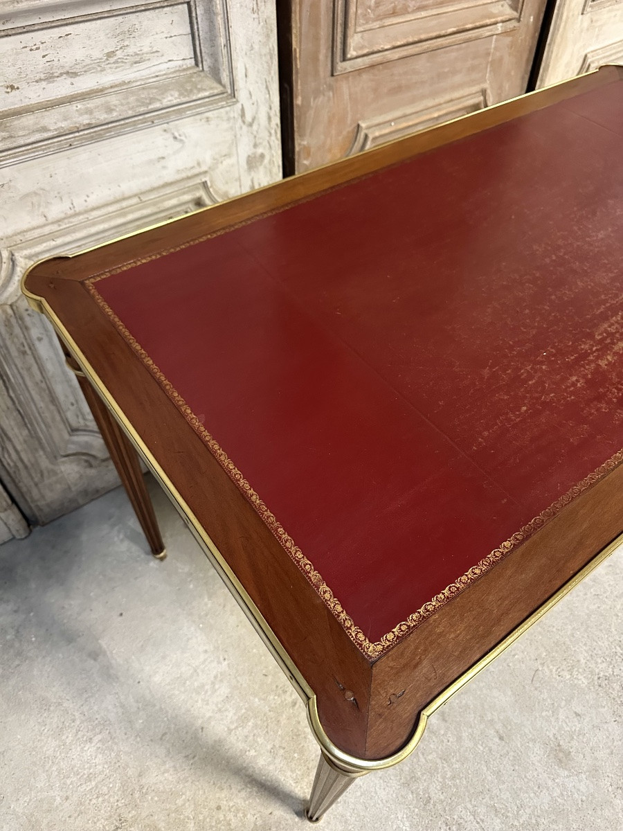 Louis XVI Flat Desk/writing Table, 20th Century -photo-4