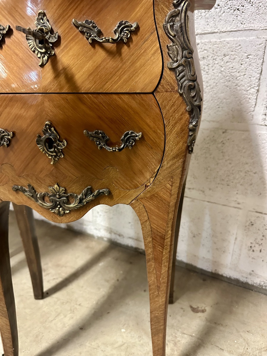 Paire de chevets Louis XV 20e siècle ( à restaurer)-photo-8