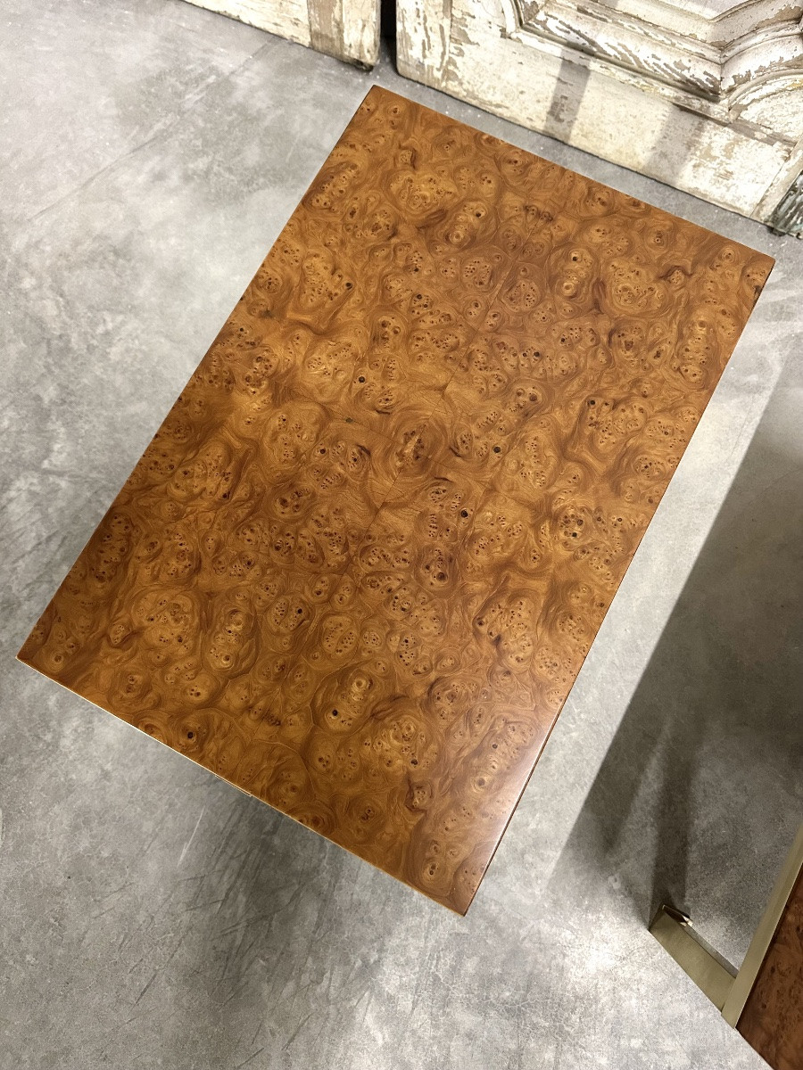 Pair Of Bedside Tables Forming Side Tables By Guy Lefèvre For Maison Jansen Circa 1970-photo-3