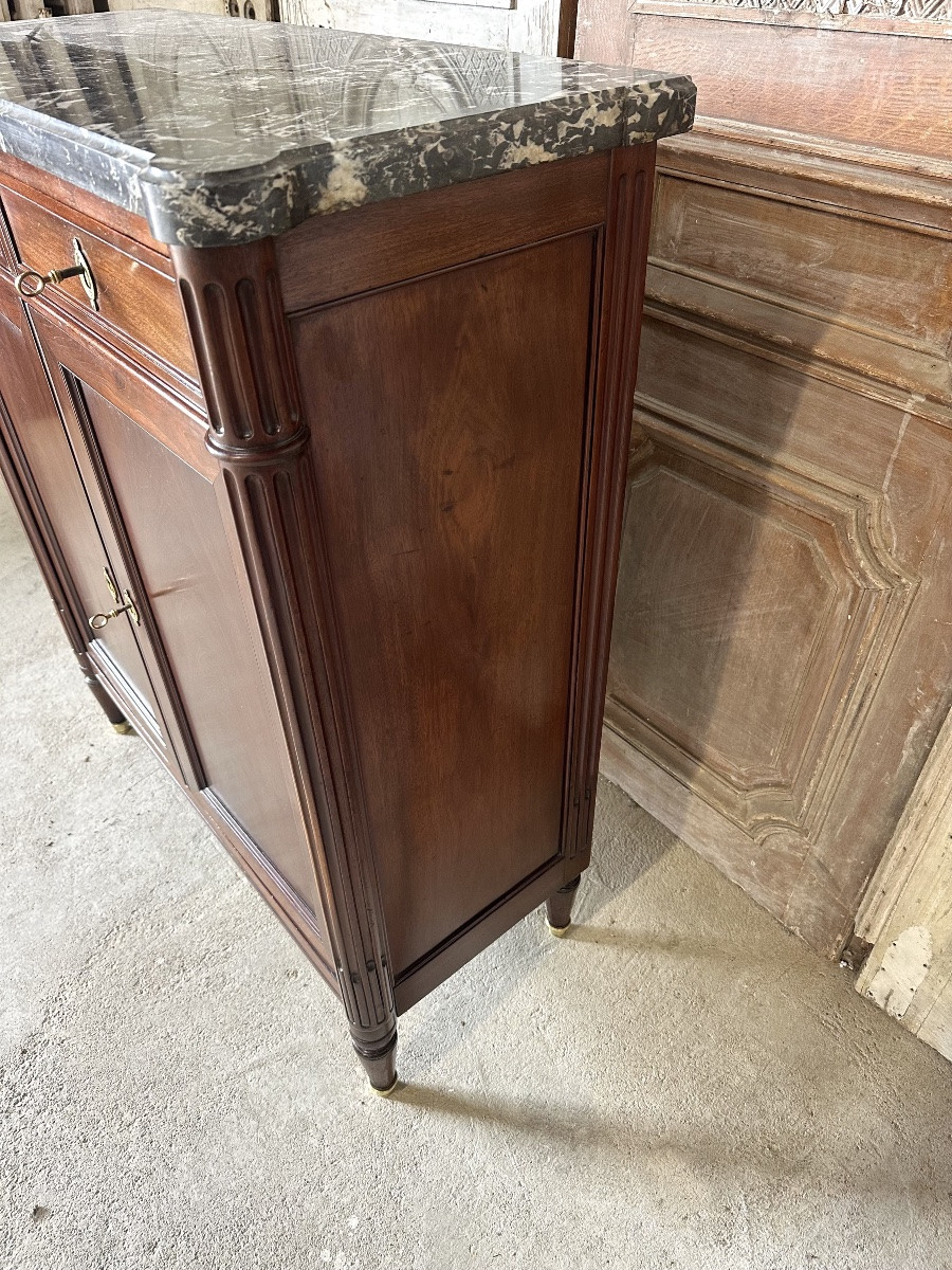 Small Louis XVI Style Sideboard Circa 1900-photo-2