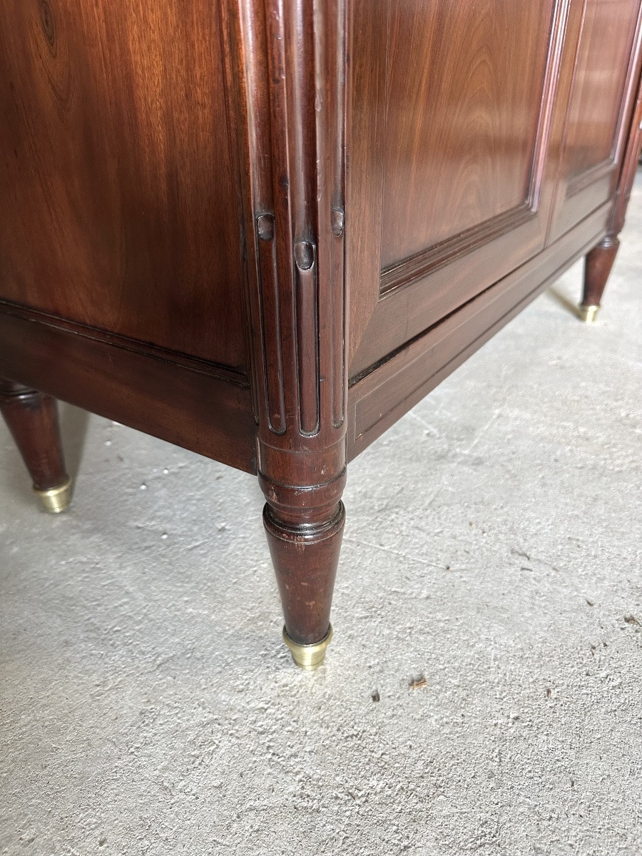 Small Louis XVI Style Sideboard Circa 1900-photo-3