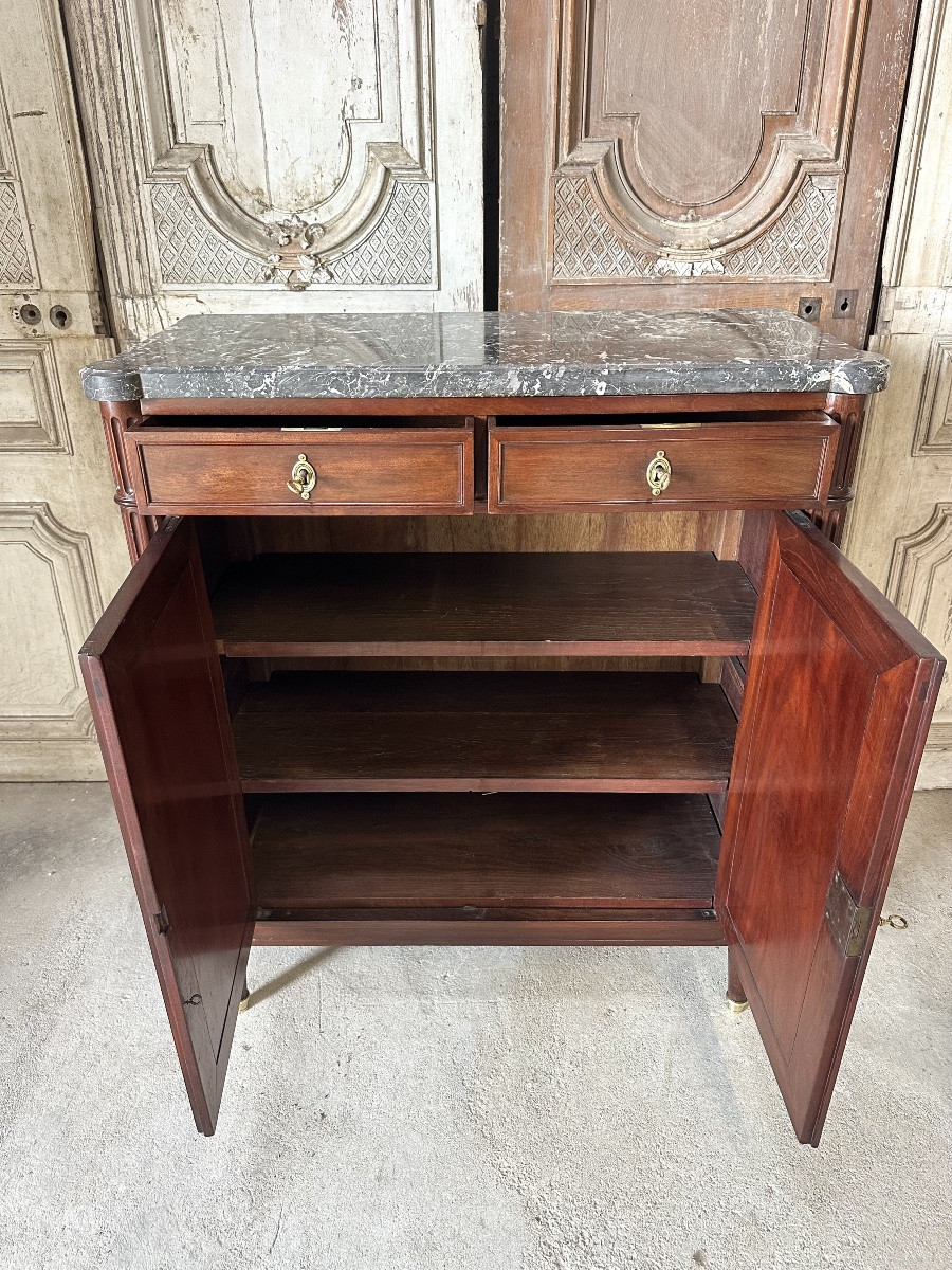 Small Louis XVI Style Sideboard Circa 1900-photo-4