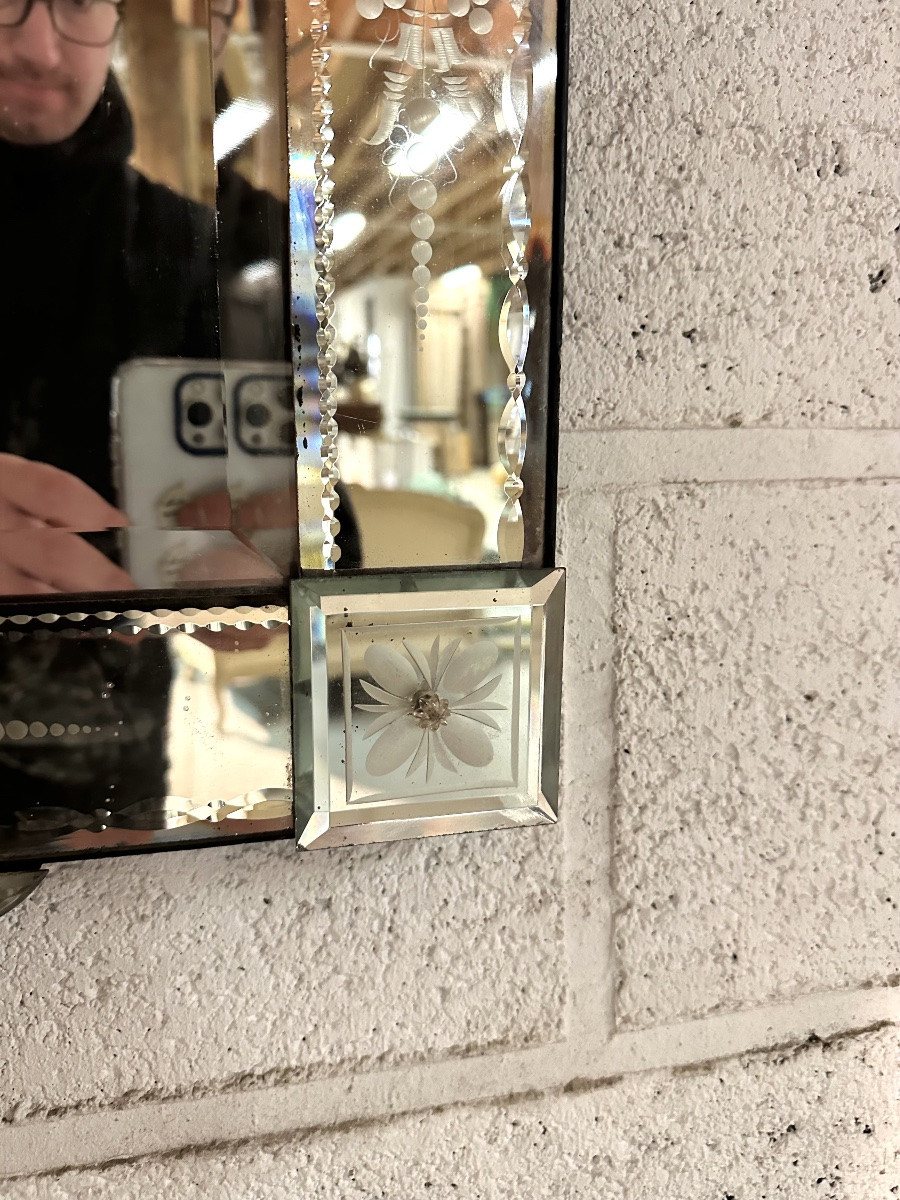 Venetian Mirror, Early 20th Century-photo-2