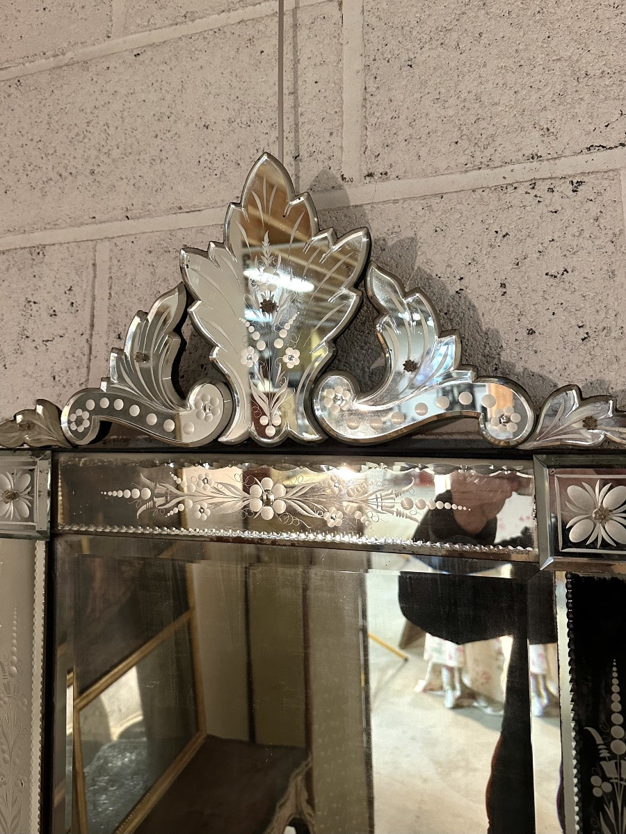 Venetian Mirror, Early 20th Century-photo-4