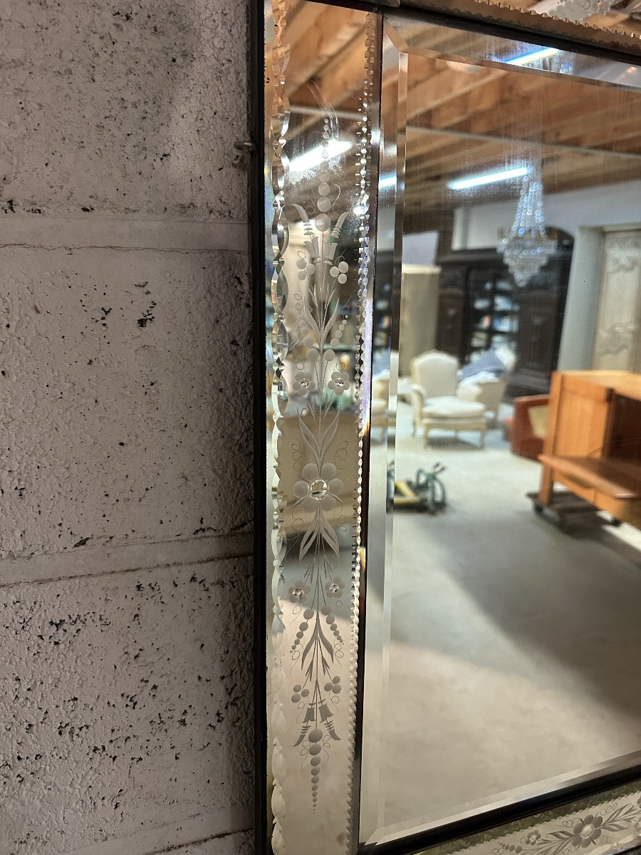 Venetian Mirror, Early 20th Century-photo-5