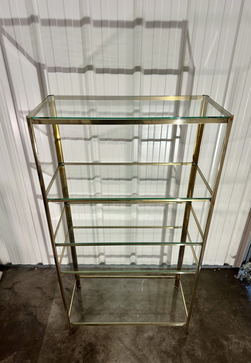 Étagère Mid-century design J.QUINET circa 1960-photo-3