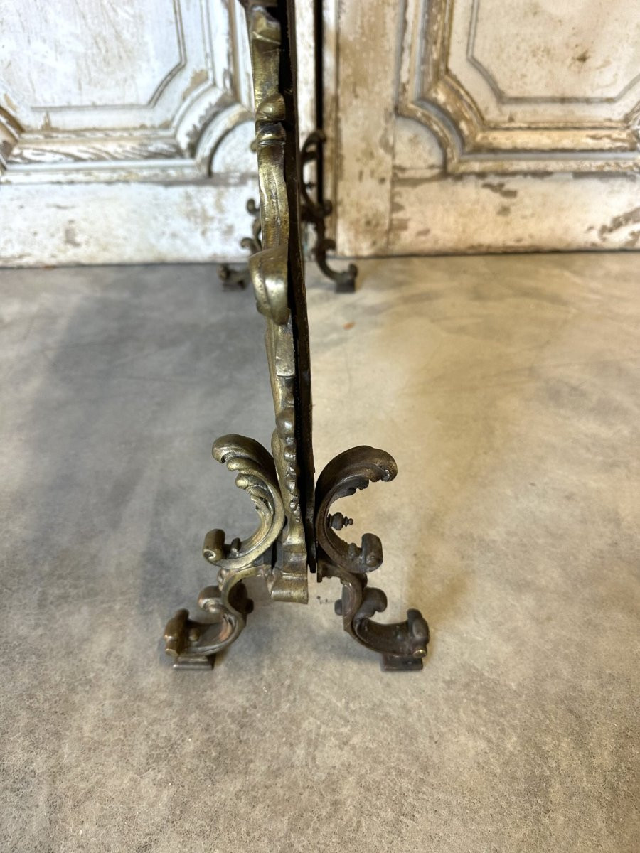 Bronze Fire Screen Circa 1900-photo-2