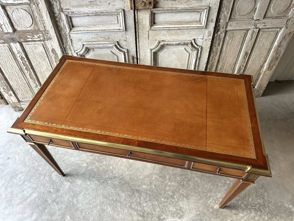 20th Century Directoire-style Flat Desk-photo-4