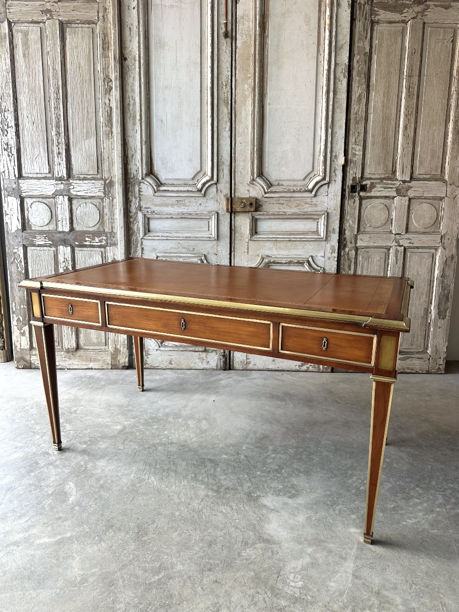20th Century Directoire-style Flat Desk-photo-6
