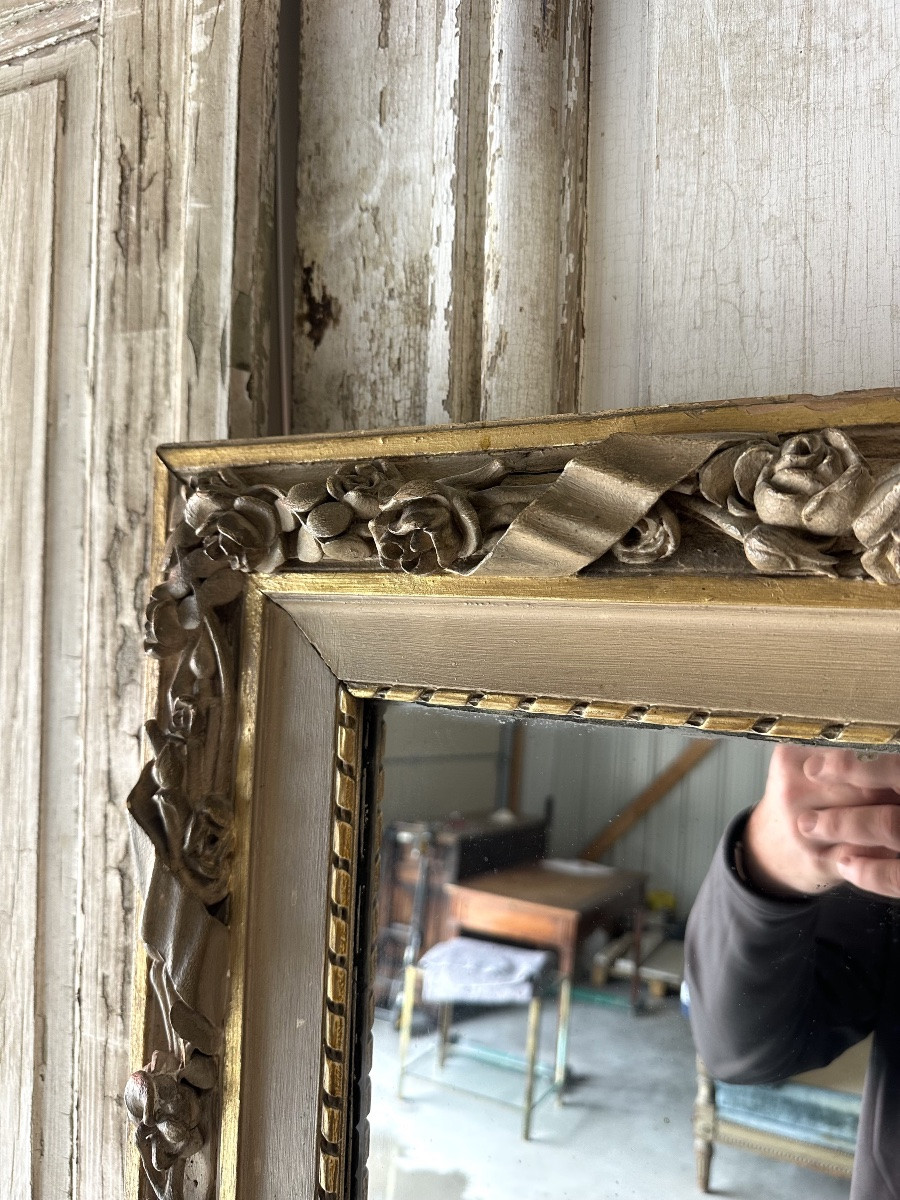 Miroir XIXe siècle (H180 x L 132 cm)-photo-2