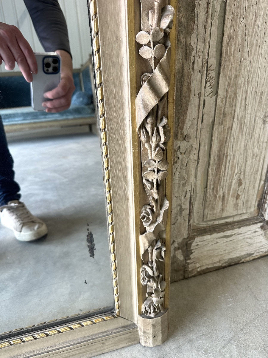 Miroir XIXe siècle (H180 x L 132 cm)-photo-1