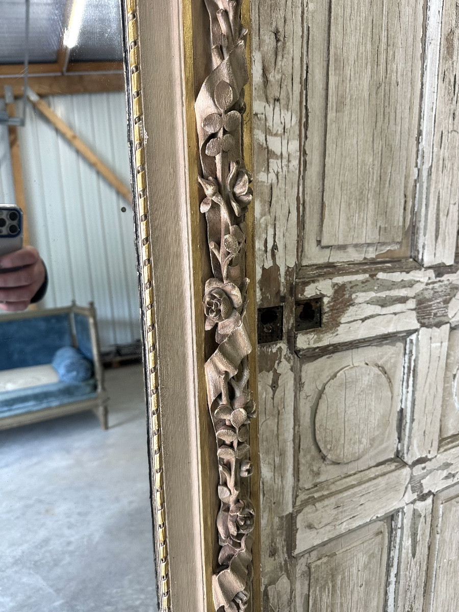 Miroir XIXe siècle (H180 x L 132 cm)-photo-3