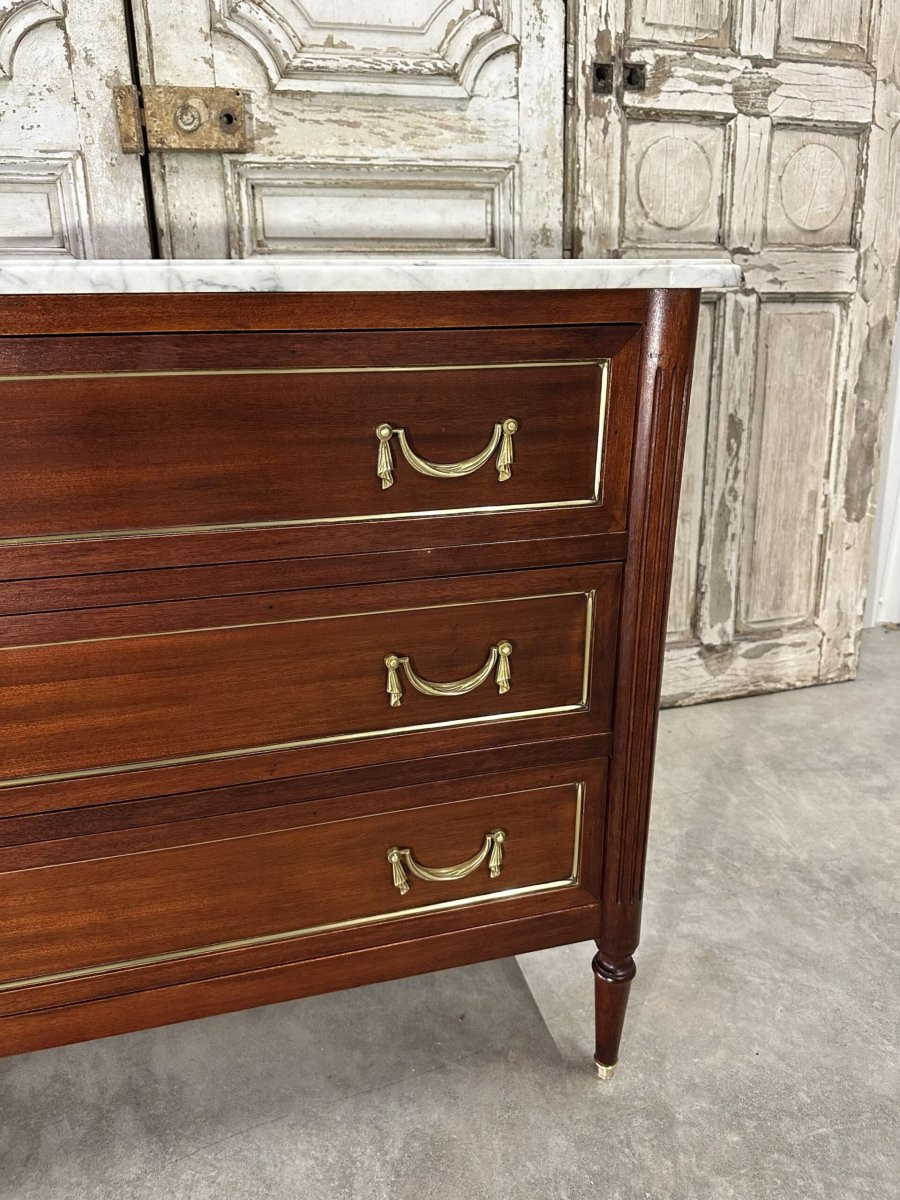 Commode de style Louis XVI époque 1970-photo-2