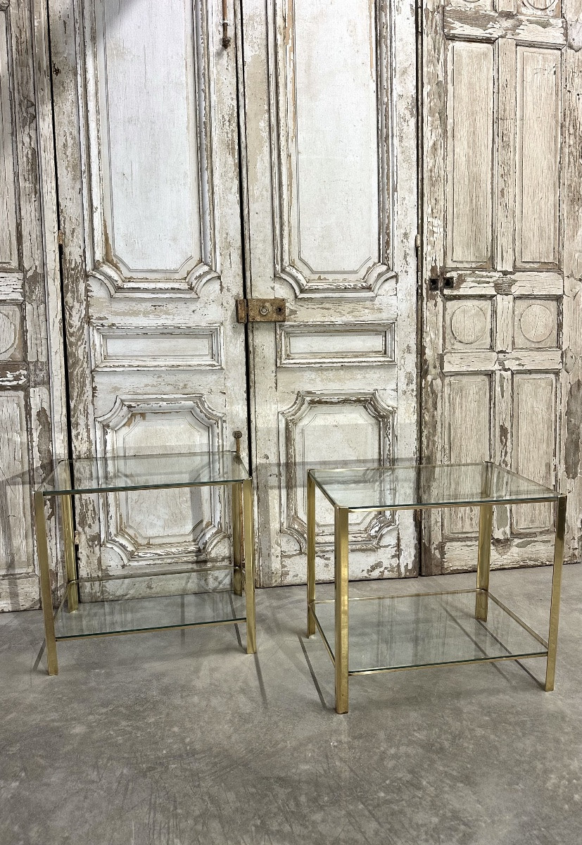 Pair Of Bronze Sofa Ends Attributed To Jacques Quinet-photo-2