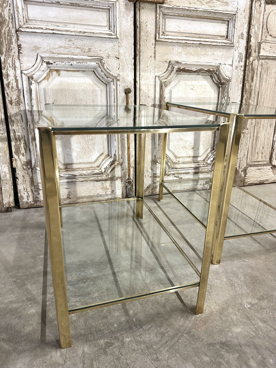 Pair Of Bronze Sofa Ends Attributed To Jacques Quinet-photo-4