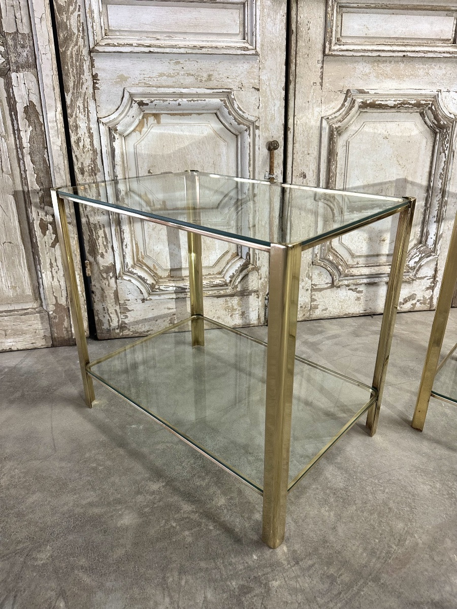 Pair Of Bronze Sofa Ends Attributed To Jacques Quinet-photo-2