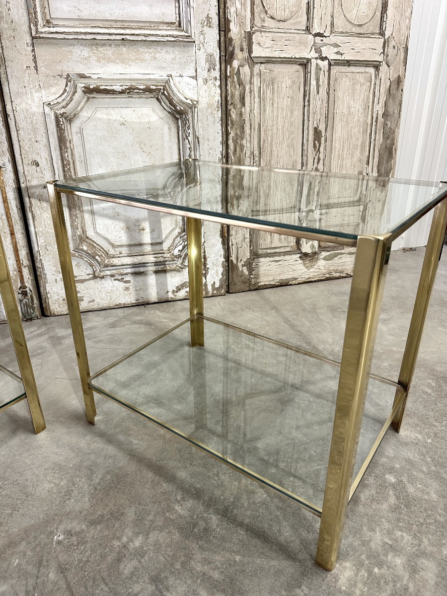 Pair Of Bronze Sofa Ends Attributed To Jacques Quinet-photo-3