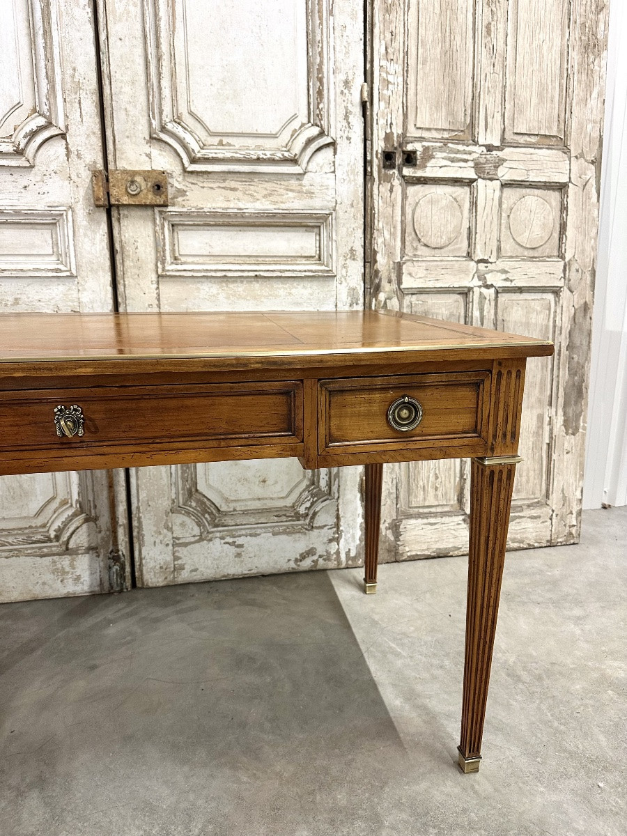 Louis XVI Style Flat Desk 20th Century-photo-4