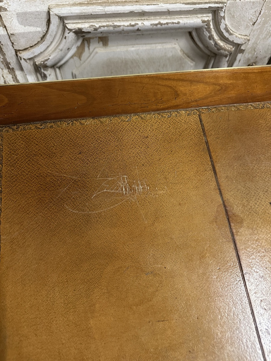 Louis XVI Style Flat Desk 20th Century-photo-2
