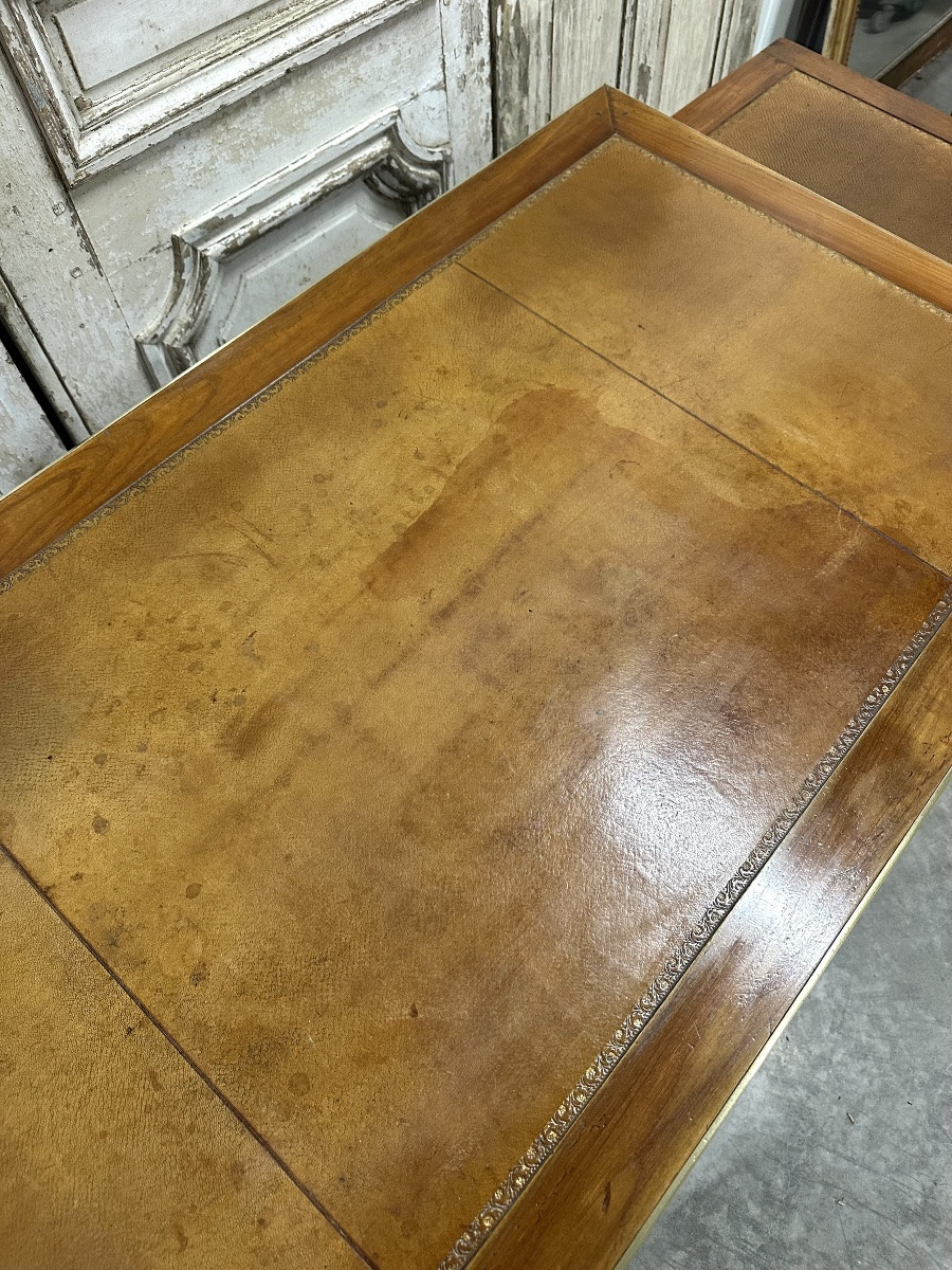 Louis XVI Style Flat Desk 20th Century-photo-3