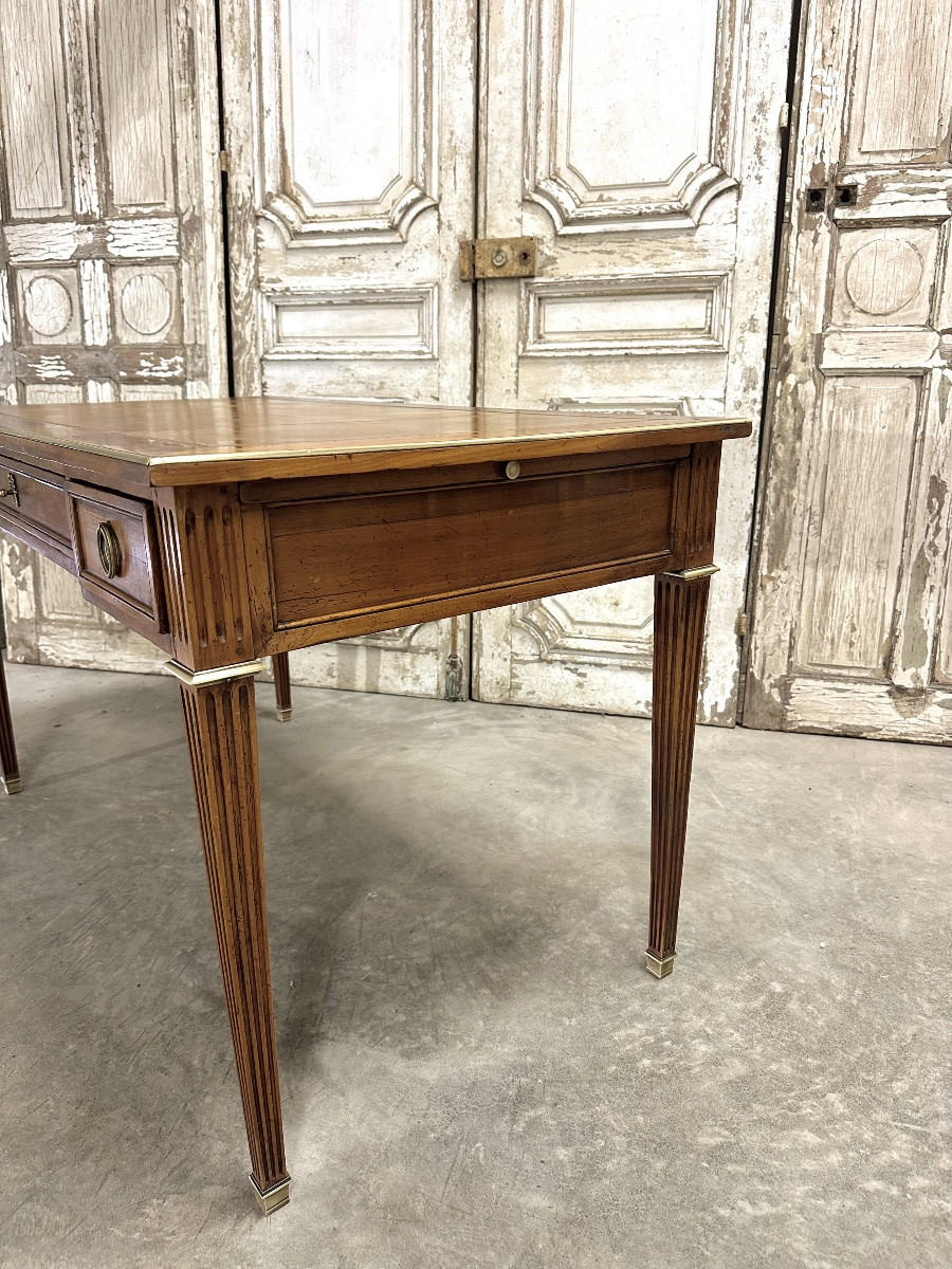 Louis XVI Style Flat Desk 20th Century-photo-5