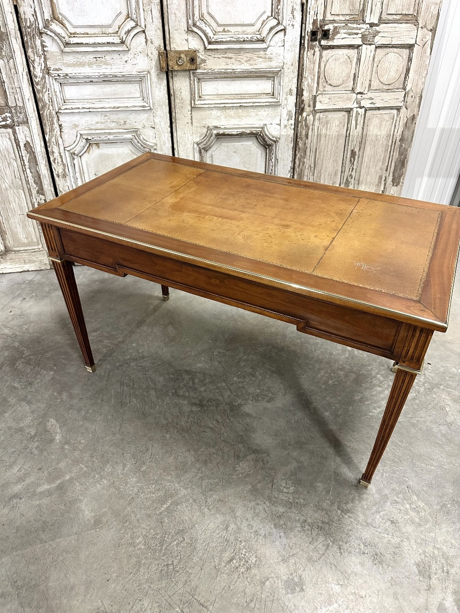 Louis XVI Style Flat Desk 20th Century-photo-7