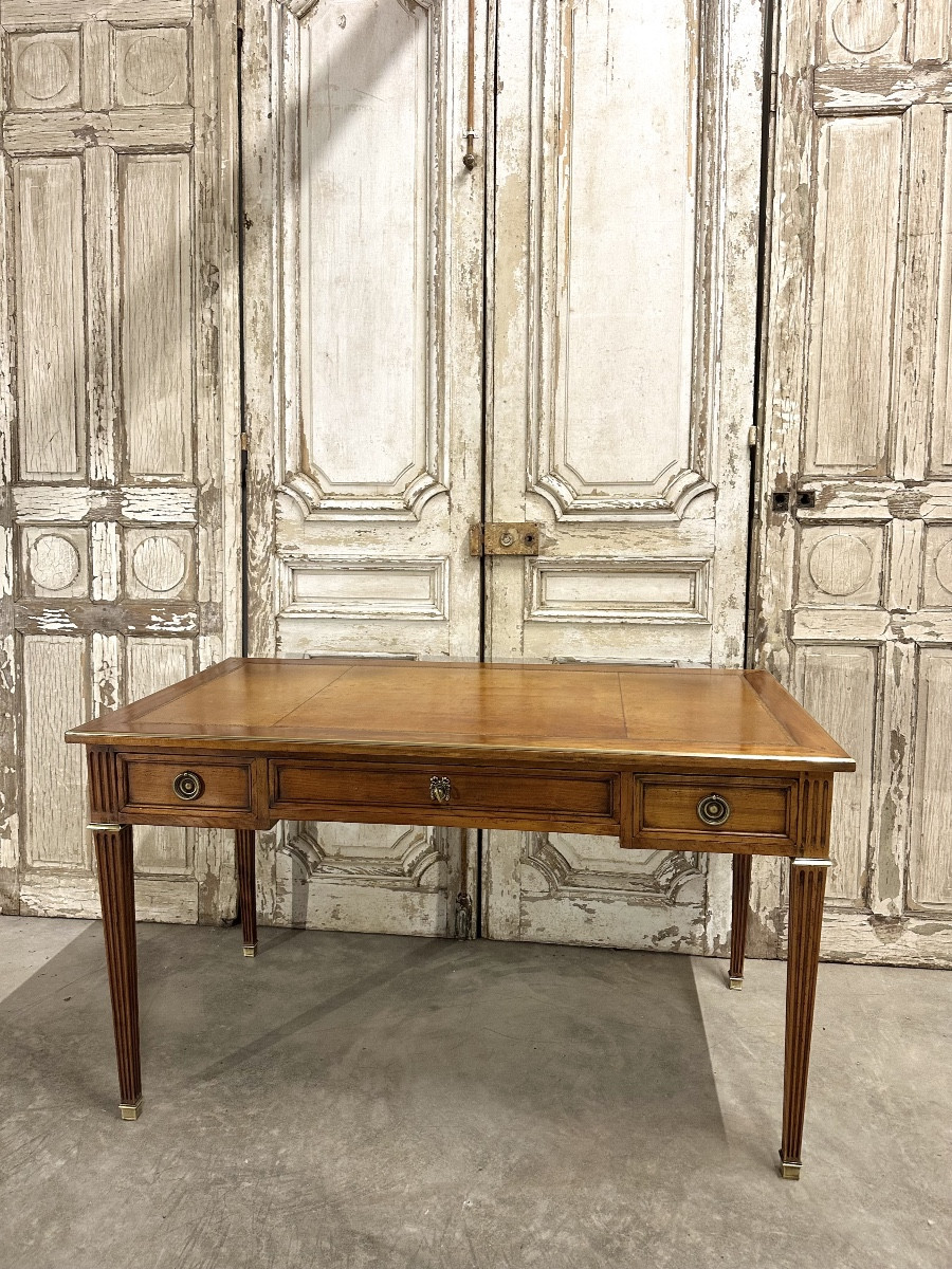Louis XVI Style Flat Desk 20th Century