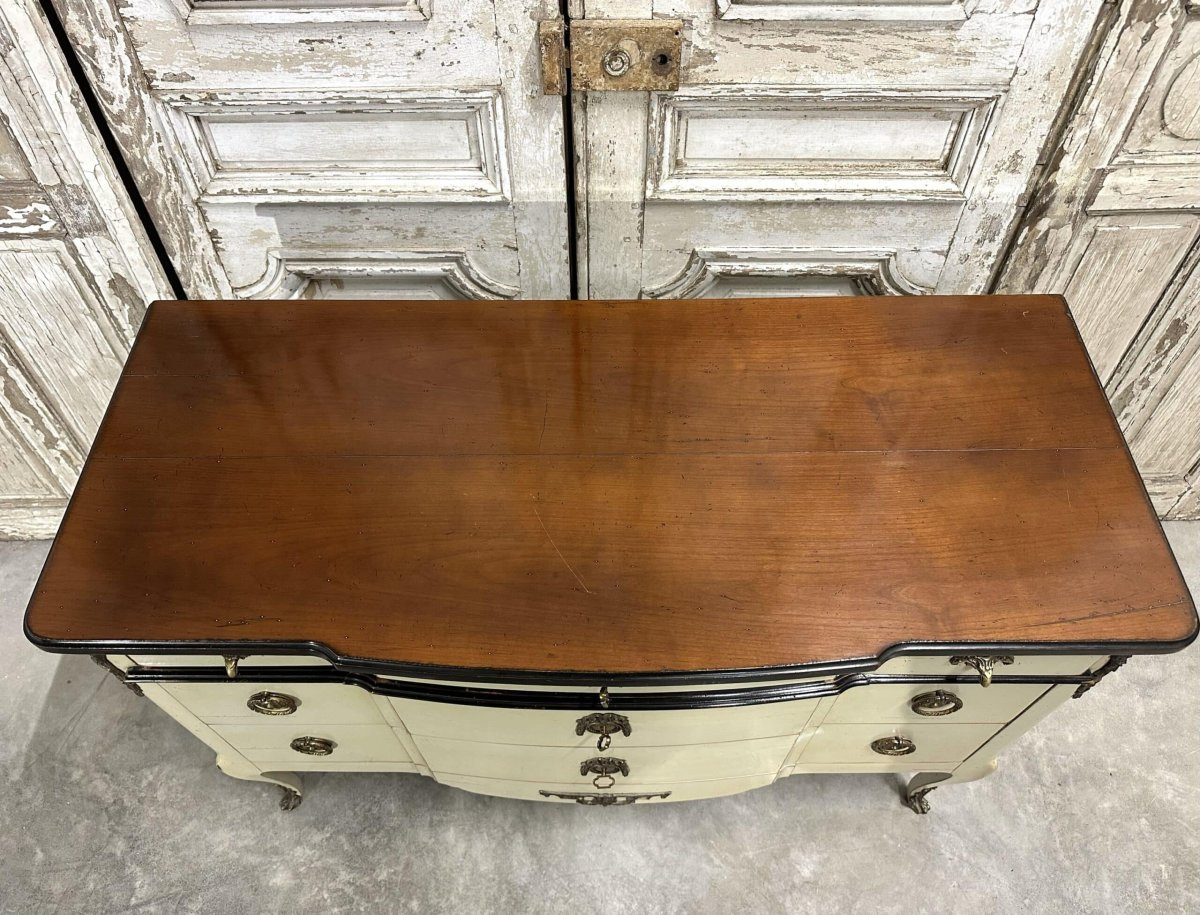 XXth Century Transition Style Chest Of Drawers-photo-1