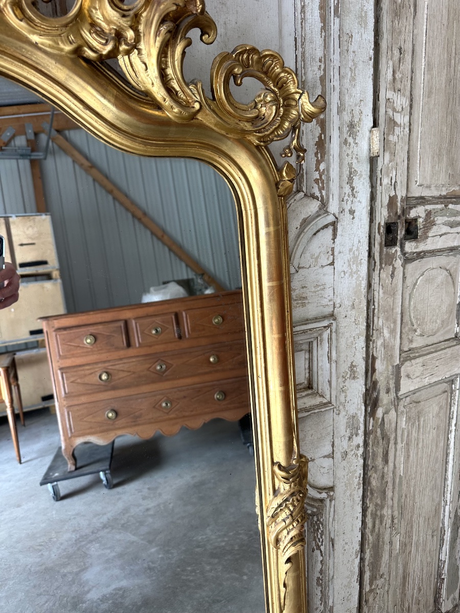 Miroir de style Louis XV époque XIXe siècle -photo-5