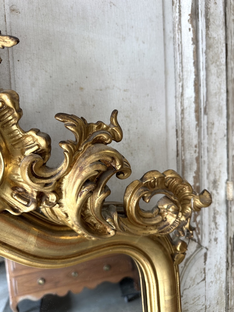 Miroir de style Louis XV époque XIXe siècle -photo-8