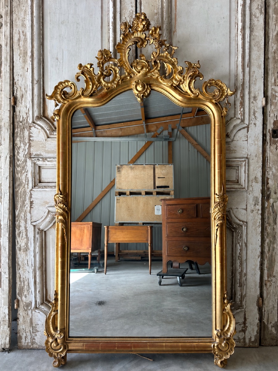 Miroir de style Louis XV époque XIXe siècle 