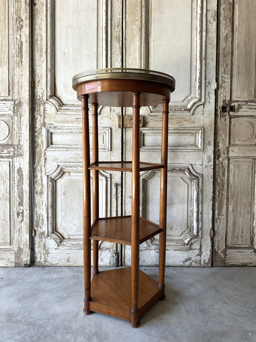 Cherry Wood Serving Cabinet, Circa 1950-photo-2
