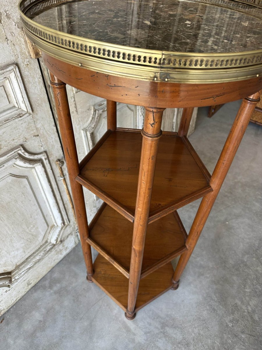 Cherry Wood Serving Cabinet, Circa 1950-photo-3