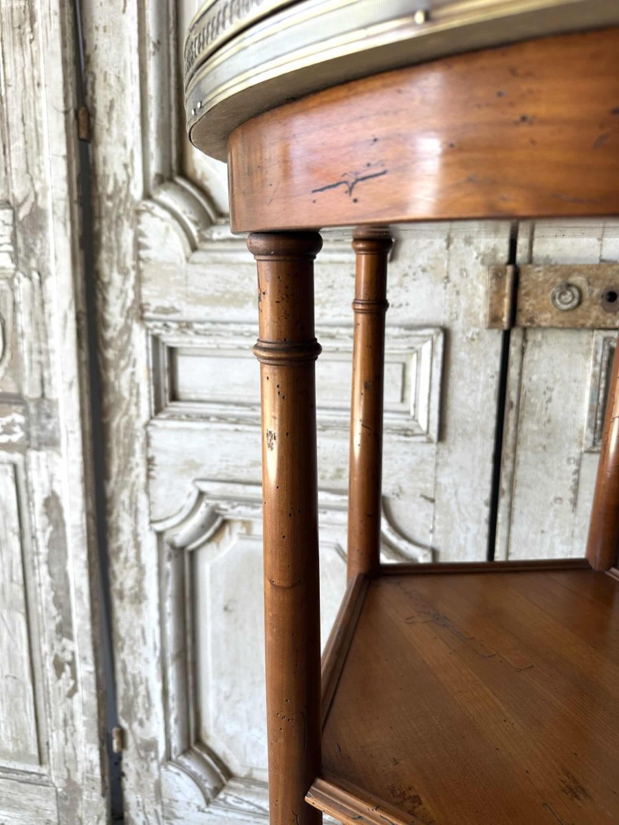 Cherry Wood Serving Cabinet, Circa 1950-photo-4