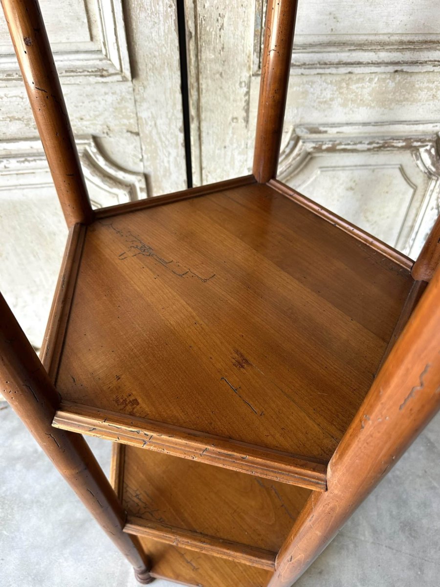Cherry Wood Serving Cabinet, Circa 1950-photo-4
