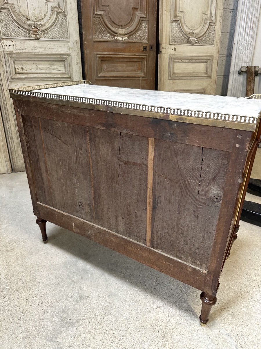 Louis XVI-style Mahogany Chest Of Drawers, Circa 1800-photo-7