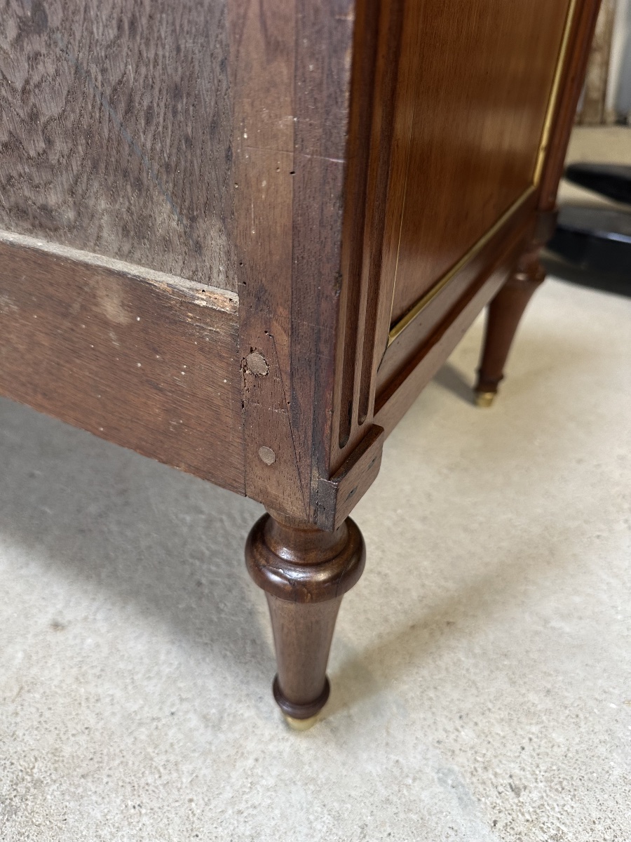 Louis XVI-style Mahogany Chest Of Drawers, Circa 1800-photo-8