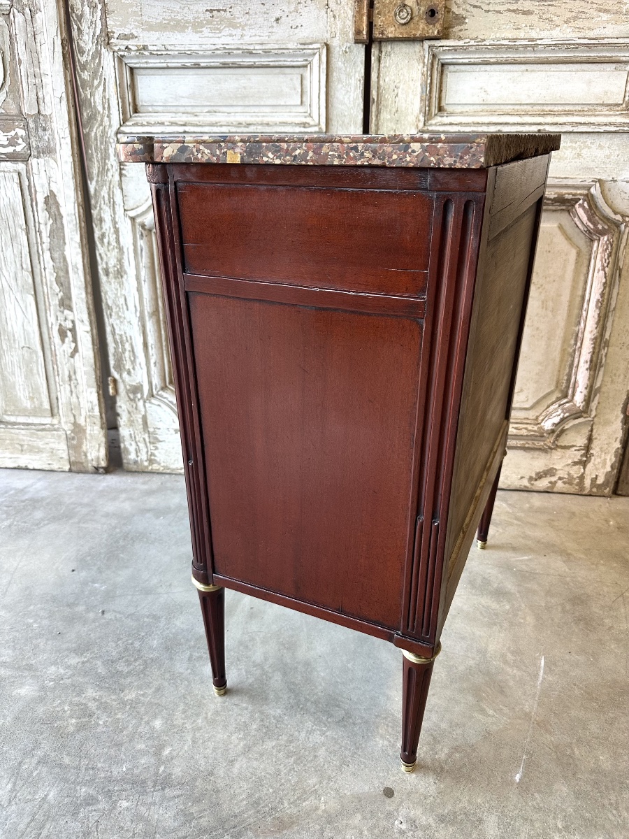 Small Louis XVI-style Chest Of Drawers, 20th Century-photo-3