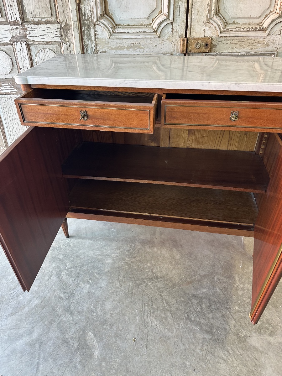 Buffet de style Louis XVI en acajou circa 1960-photo-3