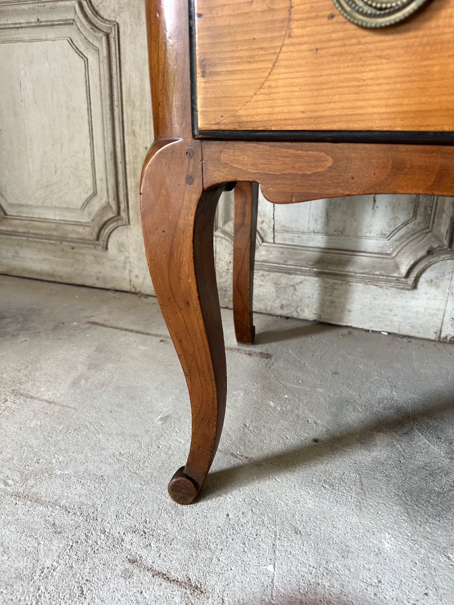 Commode sauteuse Transition en merisier circa 1900 d’après Jean François HACHE-photo-1